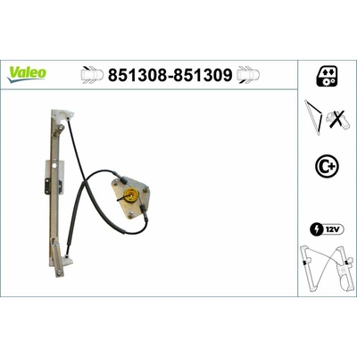 Zvedací zařízení oken VALEO 851309 851309