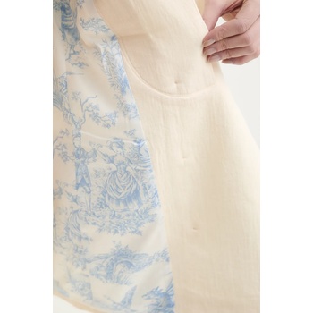 MUNTHE Сако munthe firoz в бежово с едно копче с изчистен дизайн 251151925112 (251151925112)