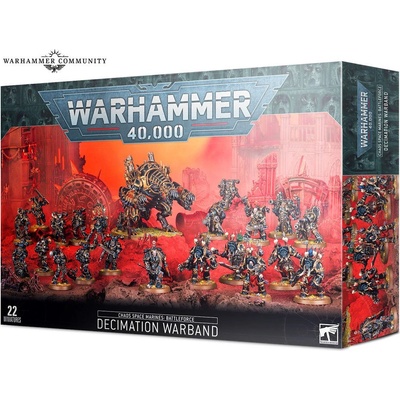 GW Warhammer Chaos Space Marines Battleforce Decimation Warband