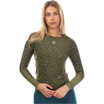 Skins Фланелка с дълъг ръкав Skins Series-3 Long Sleeve Top - Khaki