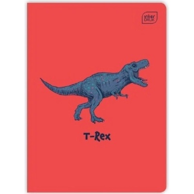 Interdruk Zápisník A5 32 listov kockovaný listov Dinosaury