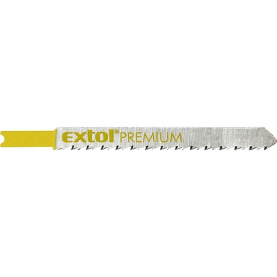 Extol Premium List pílový do priamočiarej pílky 5ks, HCS 75mm, čistý rez, úchyt UNIVERSAL, HCS