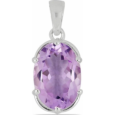 Nefertitis Přívěsek stříbrný s velkým broušeným ametystem 015657 AME NF12391