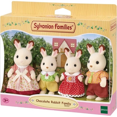 EPOCH Sylvanian Families Chocolate Rabbit Family 5655