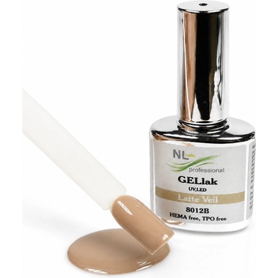 NL nails professional UV,LED Gellak LATTE VEIL 8 ml