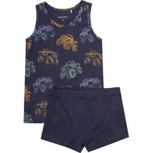 Minymo Детско ежедневно термо бельо Minymo Kid's Underwear Set AOP Boys Everyday base layer - Parisian Night - размер 92 (EU) (714-1653-0412)
