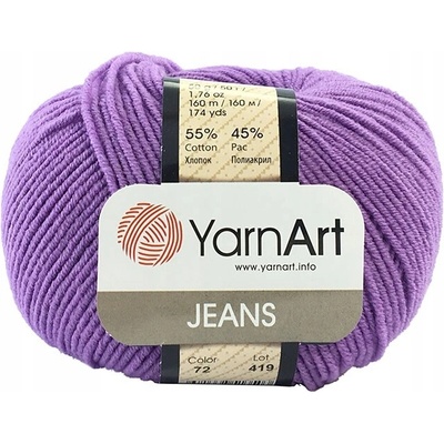 Priadza YarnArt Jeans 72 - priadza bavlna/akryl na háčkovanie a pletenie