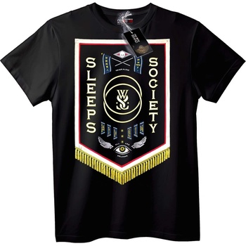 NOONEBRAND Тениска Sleeps Society - 2XL, Black