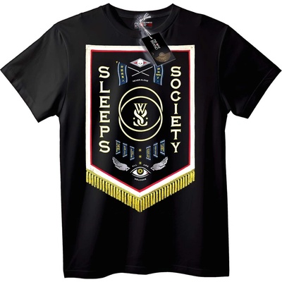 NOONEBRAND Тениска Sleeps Society - 2XL, Black