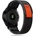 Tech-Protect Текстилна каишка за Garmin Fenix 5 / 6 / 6 Pro / 7 от Tech-Protect Nylon - Черен / Оранжев (9319456606751)