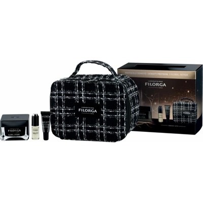 FILORGA GIFTSET FILORGA GLOBAL-REPAIR ADVANCED CREAM denní a noční krém proti stárnutí pleti 50 ml + FILORGA GLOBAL-REPAIR ADVANCED ELIXIR intenzivní sérum proti stárnutí pleti 5 ml + FILORGA GLOBAL-R