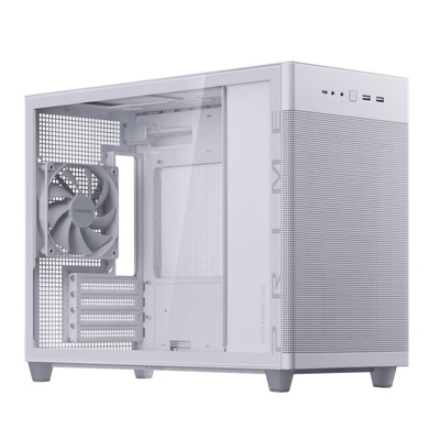 Prime AP201 Tempered Glass White Компютърна кутия (90DC00G3-B39010)