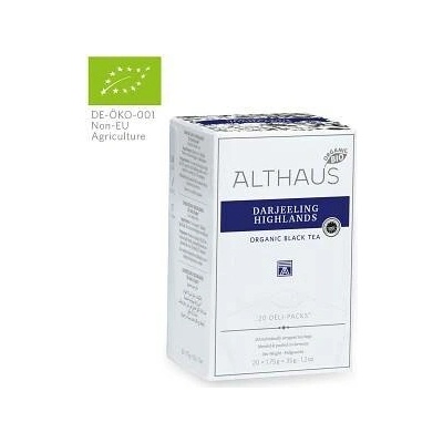 Althaus Čaj černý BIO Darjeeling Highlands 20 x 1,75 g