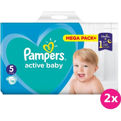 Pampers Active Baby 5 2 x 110 ks