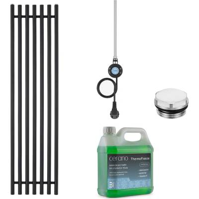 Cerano Valerio WIFI 900W 1560 x 390 mm matná čierna