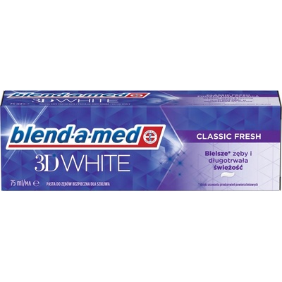 Blend-a-med 3D White Classic Fresh 75 ml