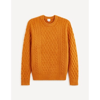 Celio Мъжки оранжев плетен пуловер Celio Veceltic Celio | Oranzhev | МЪЖЕ | XXL