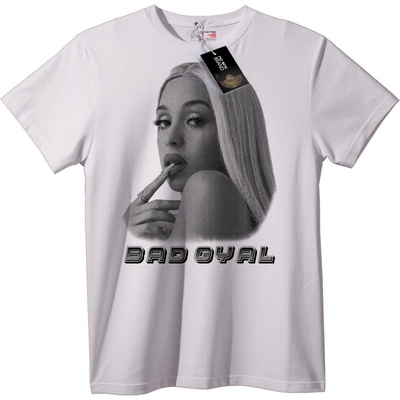 NOONEBRAND Тениска Bad Dual - 2XL, White