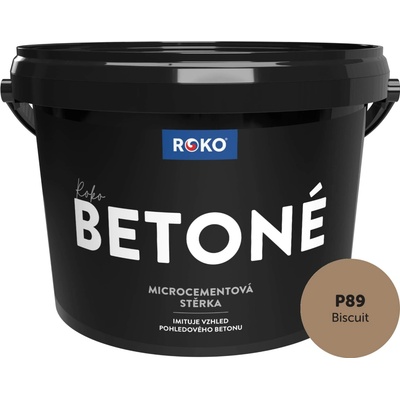 ROKOSPOL Stěrka dekorativní Roko Betoné P89 Biscuit 7 kg