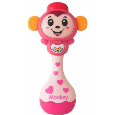 Raya Toys Бебешка музикална дрънкалка Raya Toys - Маймунка (503123318)
