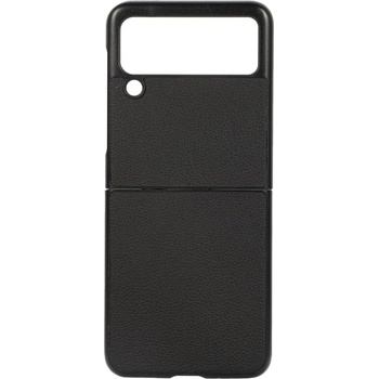 GKK Кожен Калъф за SAMSUNG Galaxy Z Flip 3, Skin Leather Case, Черен (5901012378981)