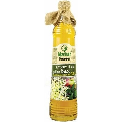 Naturfarm Sirup kvet bazy 33% ovocie 0,7 l