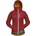 Grüezi Bag Дамско вълнено яке Grüezi Bag Women's Refreshful Silkwool Jacket Insulation jacket - Cherry / Grey (105-5070-0412)