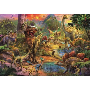 Educa - Puzzle Land of dinosaurs - 1 000 piese