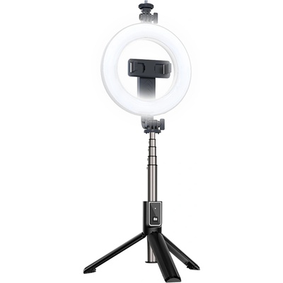 XO Селфи стик с Ринг лампа XO SS12, Bluetooth 5.2, 95см с LED лампа с 9 степени (SS12)
