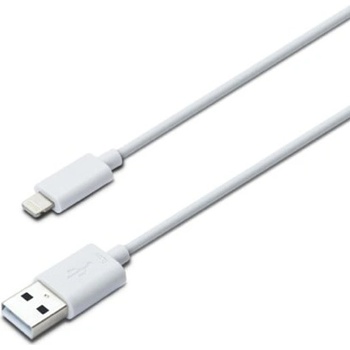 iLuv Кабел iLuv ICB263WHT, от USB-A(м) към Lightning(м), 1m, бял (ICB263WHT)