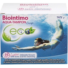 BioIntimo Aqua-tampon menstruační kalíšek vel. 1