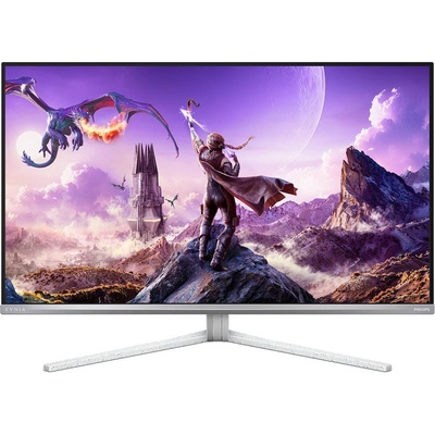 Монитор, Philips 32M2N8900P, 31.5" QD-OLED, 3840x2160@240Hz, 0.03ms GtG, 250cd/m2 (SDR), 1000cd/m2 (HDR), 1.500. 000: 1, Mega Infinity DCR, Adaptive Sync, FlickerFree, SoftBlue tech. , 5Wx2+DTS, Tilt, He (32M2N8900P/00)