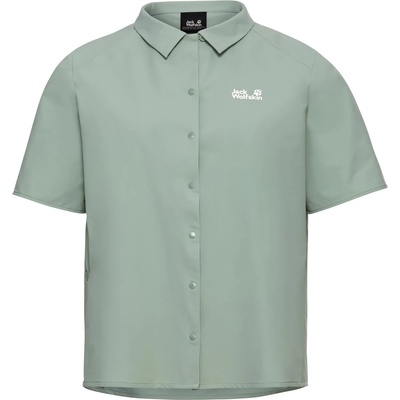 Jack Wolfskin Дамска риза с копчета Jack Wolfskin Women's Prelight Suncool Shirt - Green Zinnia (133-1409-0114)
