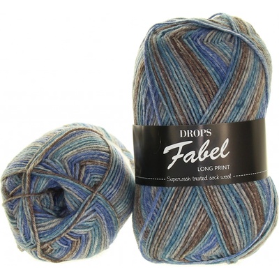 Drops Fabel long print 604