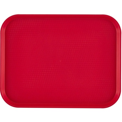 Cambro Tácka z polypropylénu na fast food veľká červená 355x457xH21mm