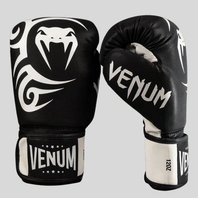 VENUM Боксови Ръкавици Venum Mike Tyson Deep Black/Optical White - 12 oz
