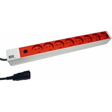 Napájací panel PDU 19",8xČSN,1xC14,10A,1U,kábel 2m