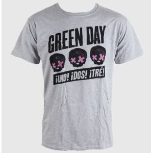 ROCK OFF мъжка тениска Green Day - Глави По-добре отколкото - Сив - BRAVADO EU - GDTS03MG