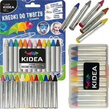 Kideá Ceruzky na tvár 12kol x 2,5 g blister