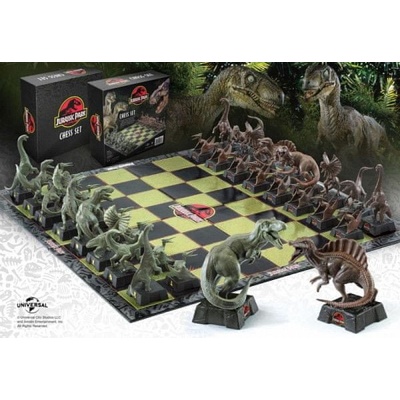 Šachový set Jurassic Park