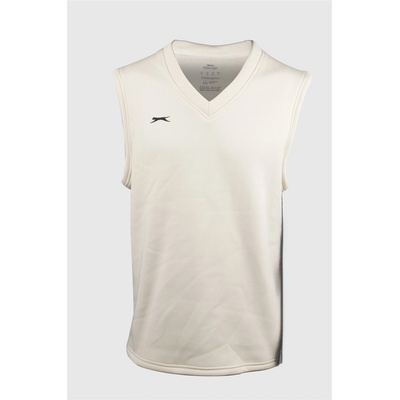 Slazenger Плетен елек Slazenger Men's Sleeveless Cricket Jumper - Cream