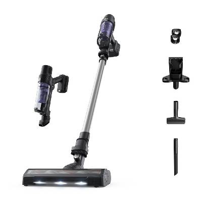 Прахосмукачка Rowenta X-PERT 7.60 RH6A35WO (Мостра), вертикална/ръчна, безжична, 140W, 440ml капацитет на контейнера, до 60 минути време на работа, миещ се филтър, черна