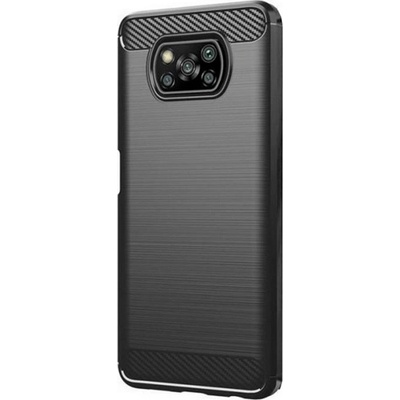 Gigapack Xiaomi Poco X3 Pro GIGAPACK силиконов протектор за телефон, удароустойчив, карбонов модел, ЧЕРЕН GP-101195 (GP-101195)