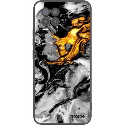 Pouzdro Picasee silikonové Realme 8 Pro - Black Gold 2 černé – Zboží Živě