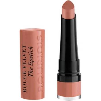 Bourjois Rouge Velvet The Lipstick матиращо червило 2.4 g нюанс 01 Hey Nude!