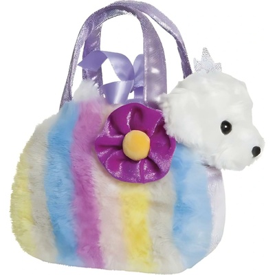 Rappa Fancy Pal princezna kočka s růžovou korunkou v duhovém sáčku 20 cm