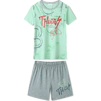 Chlapecké pyžamo zelinkavé