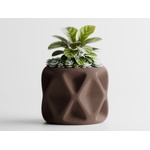  Кашпа Tervielle Малка, 120X125XH100mm - Кафяв Мат