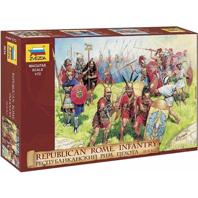 ZVEZDA Model Kit figurky 8034 - Republican Rome Infantry RR 1:72 32-8034