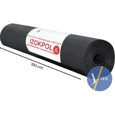 Izokpol Typ-T 100 základová fólia PVC PVC 20 m x 1 m, 1,2 mm